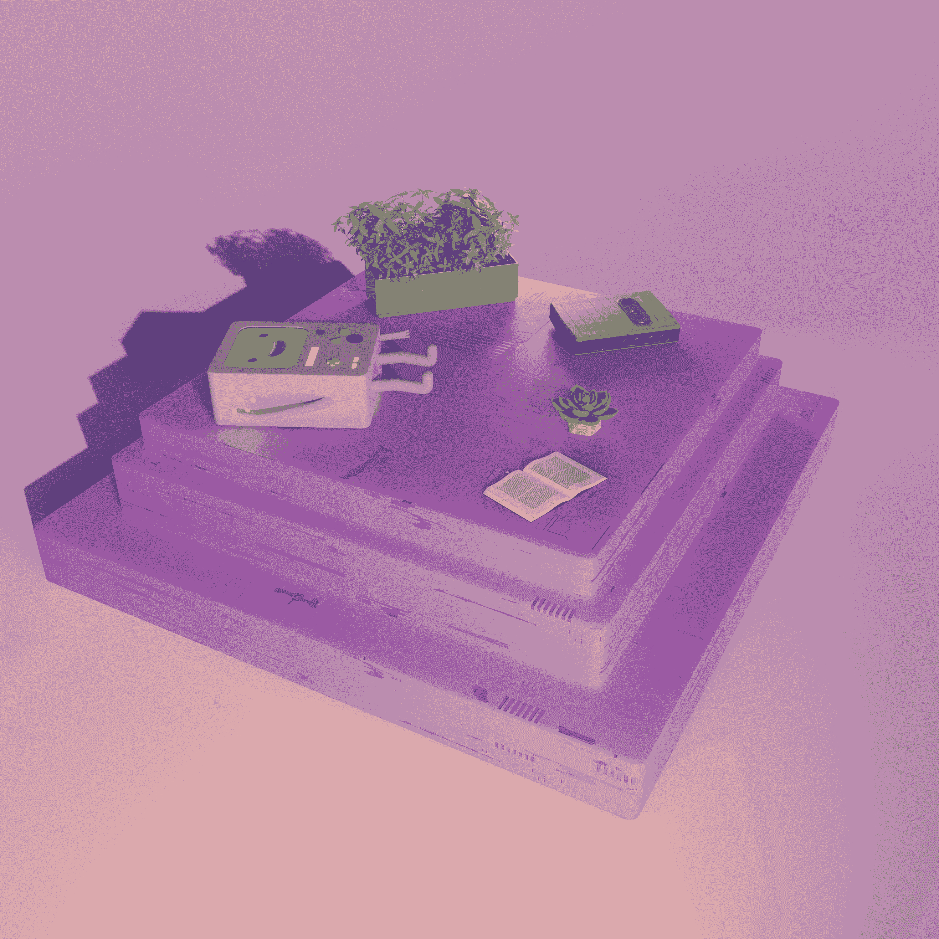 Blurred release artwork background