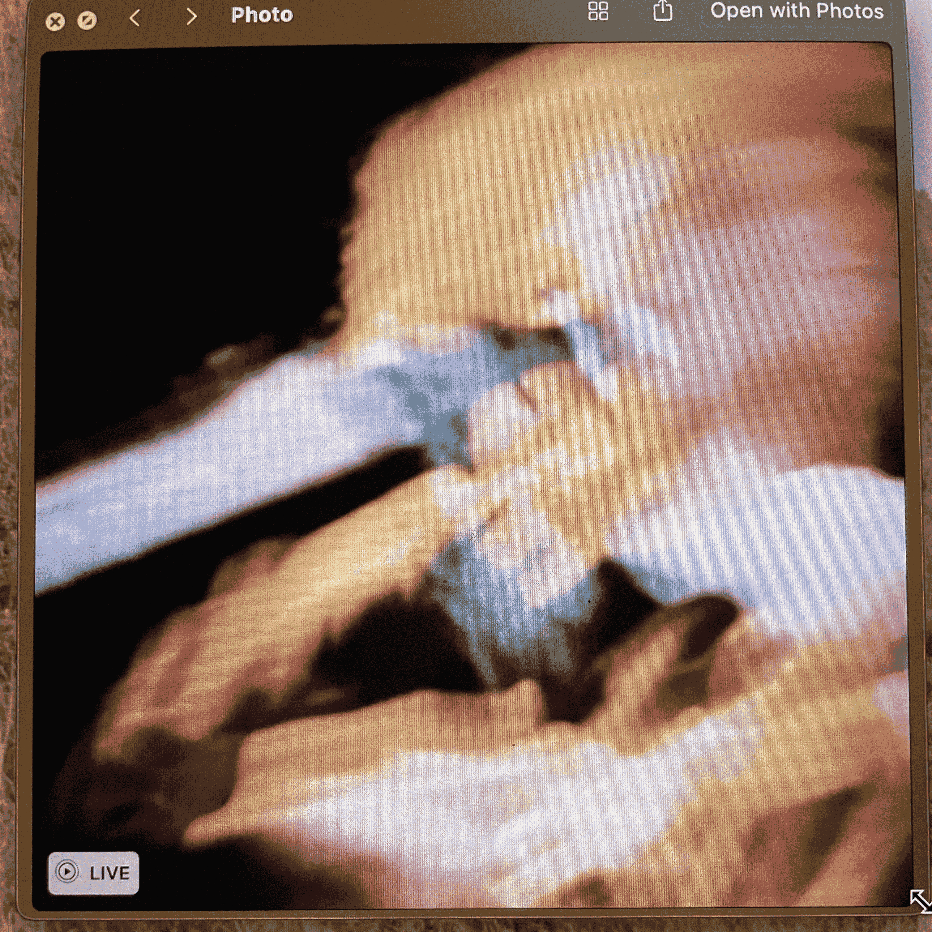 Blurred release artwork background