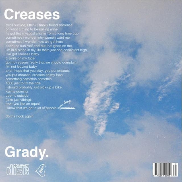 Artwork for Grady - Creases by Grady