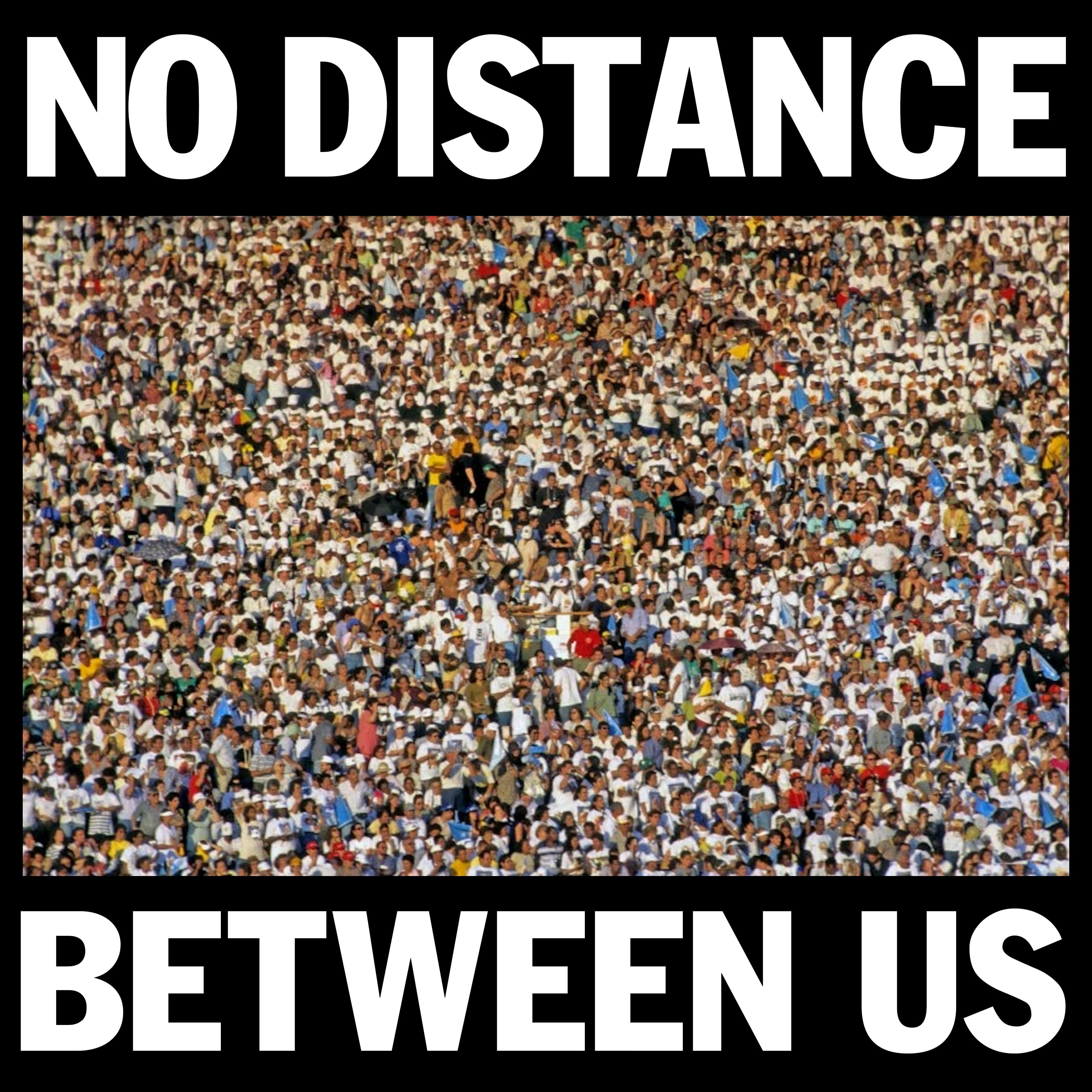 Cover art for THERE IS NO DISTANCE BETWEEN US by Tiga