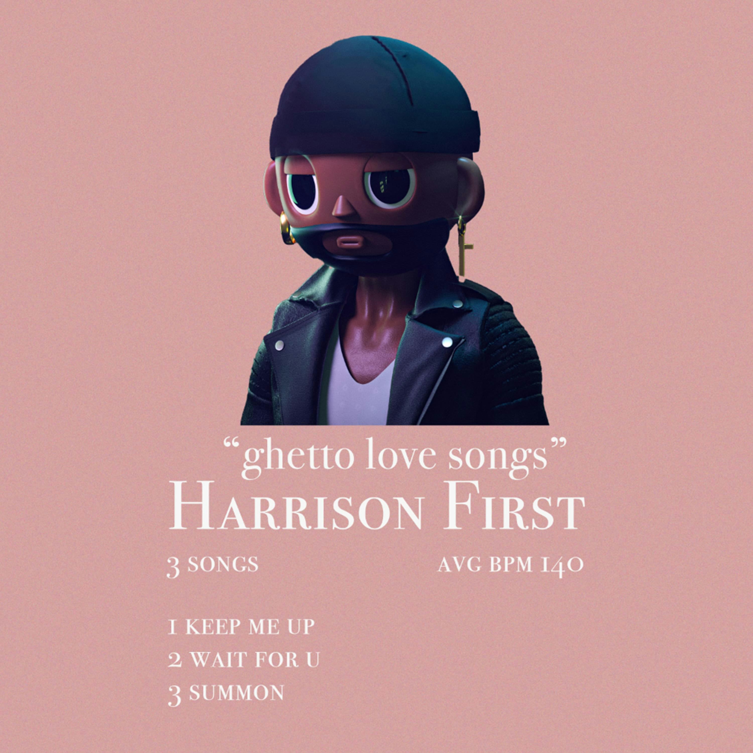 Cover art for "ghetto love songs" by Harrison $First by Harrison First