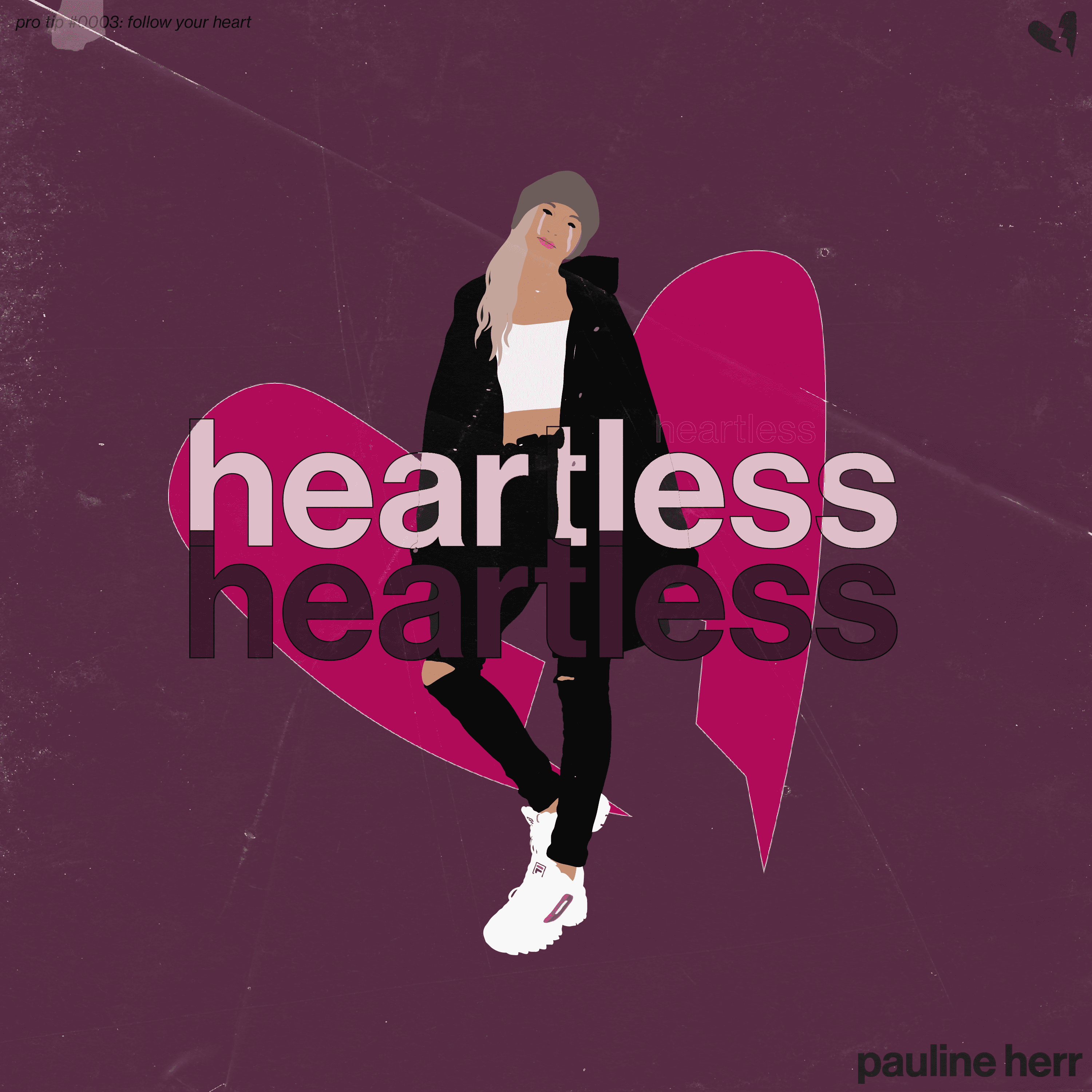 Cover art for Heartless by Pauline Herr ｡･:*:･ﾟ☆