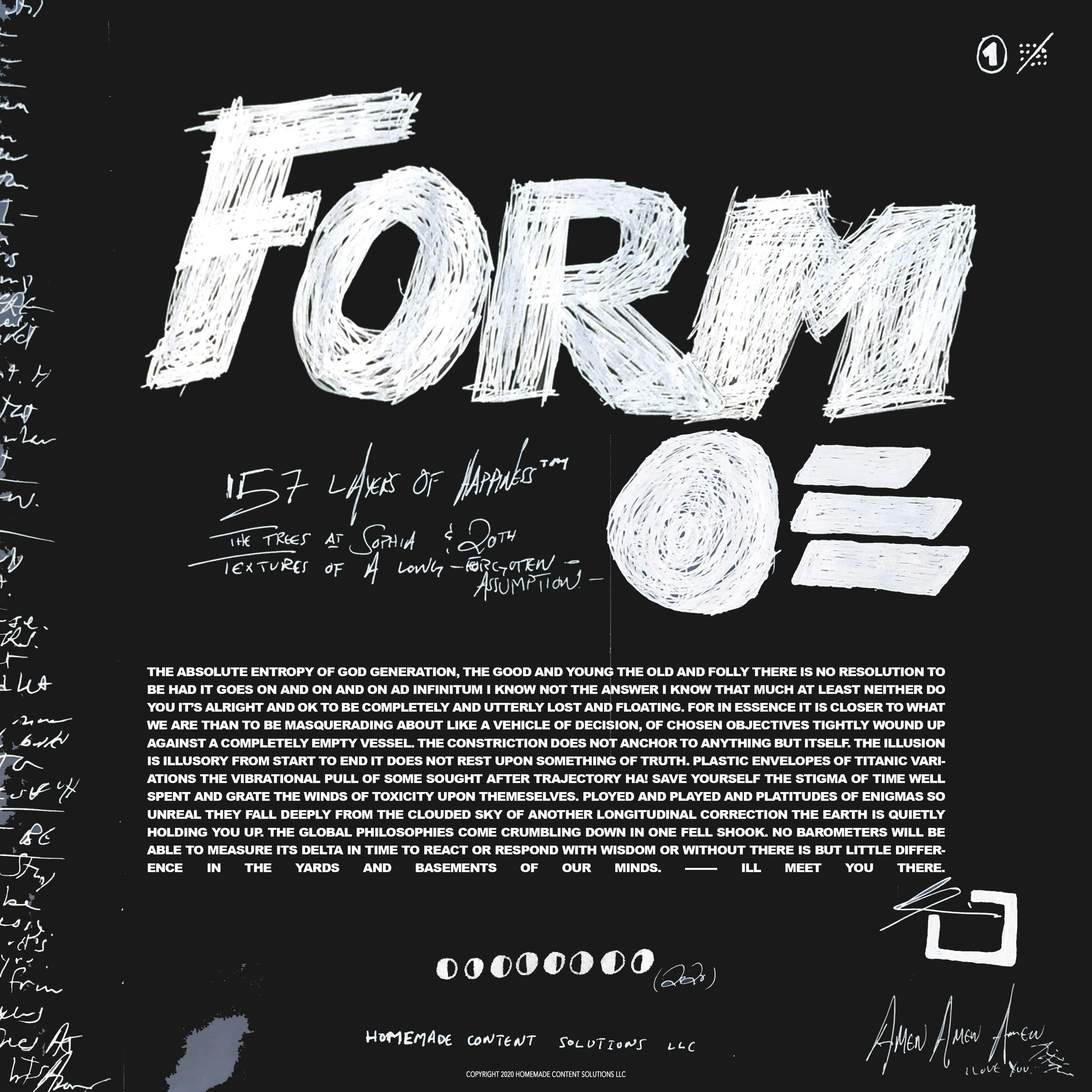 Cover art for Form by Matthew Chaim